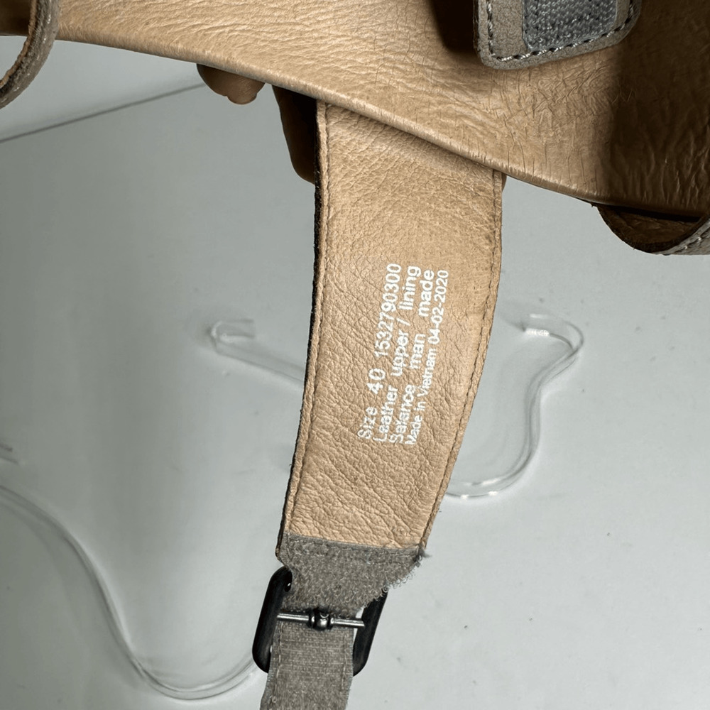 Dansko Astrid Texture Nubuck Sandals Stone comfort Women’s EU 40 US 9.5 10 - Picture 4 of 6